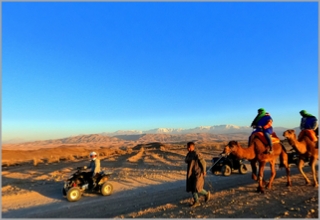 Combined Quad Biking and Camel Trek in Agafay