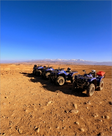 Half Day Quad Biking in Agafay Desert