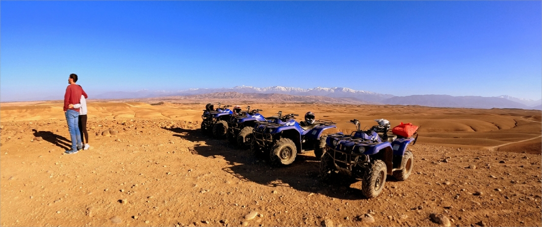 Half Day Quad Biking in Agafay Desert